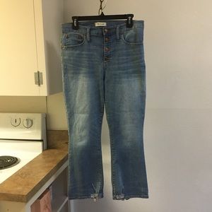Madewell Cali Demi-Boot Jeans in Bess Wash 30